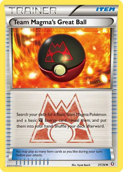 Team Magma's Great Ball - 31/34 - Double Crisis