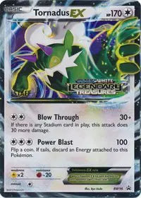 Tornadus EX - BW96 - Staff - Black & White Promos
