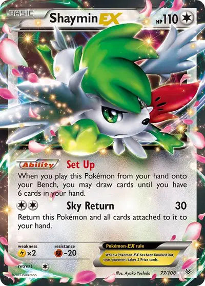 Shaymin EX - 77/108 - Roaring Skies