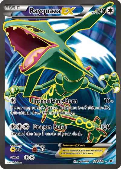 Rayquaza EX - 104/108 - Roaring Skies