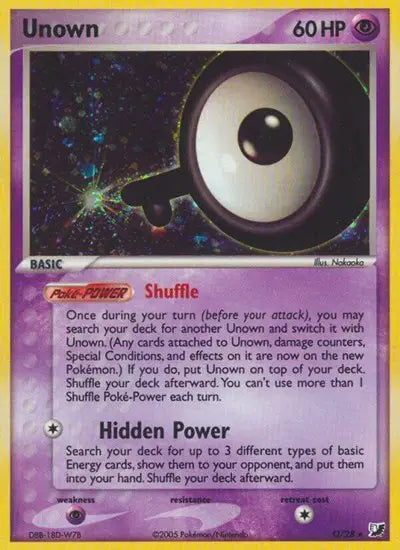 Unown Q - Q/28 - Unseen Forces