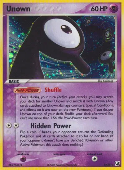 Unown R - R/28 - Unseen Forces