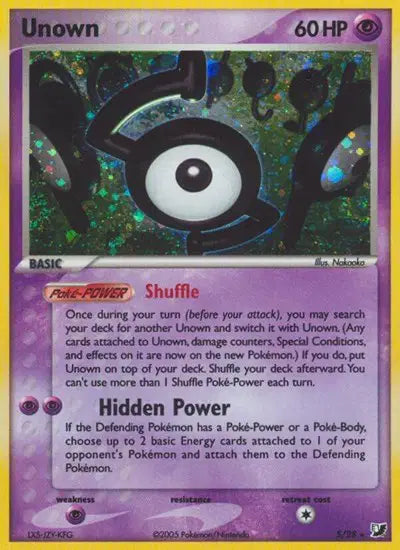 Unown S - S/28 - Unseen Forces