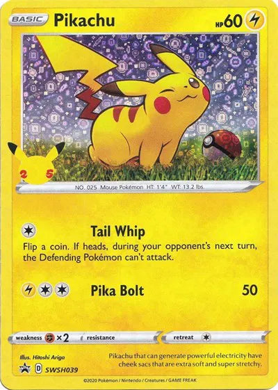 Pikachu - SWSH039 - General Mills - Miscellaneous
