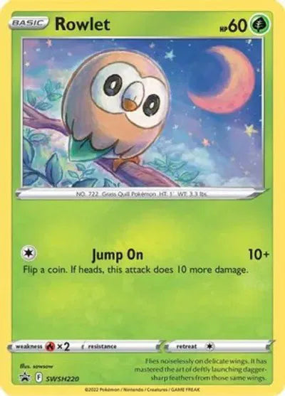 Rowlet - SWSH220 - Cosmos Holo - Miscellaneous