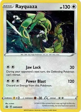 Rayquaza - SWSH029 - Pixel Cosmos Holo - Sea & Sky - Miscellaneous