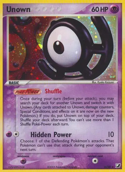 Unown U - U/28 - Unseen Forces