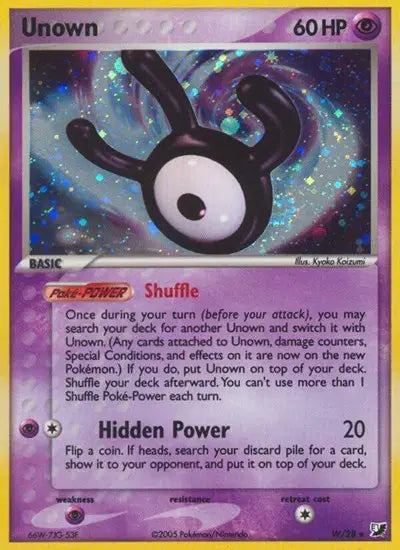 Unown W - W/28 - Unseen Forces