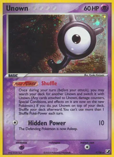 Unown Y - Y/28 - Unseen Forces