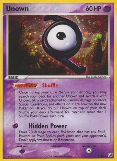 Unown Z - Z/28 - Unseen Forces